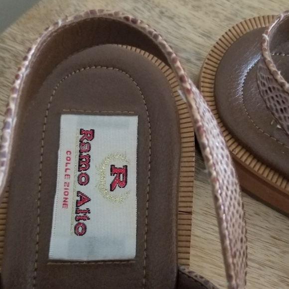 Vintage Ramo Alto leather size 9 sandal loafer - Picture 5 of 7